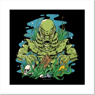 Creature from the black lagoon Posters and Art